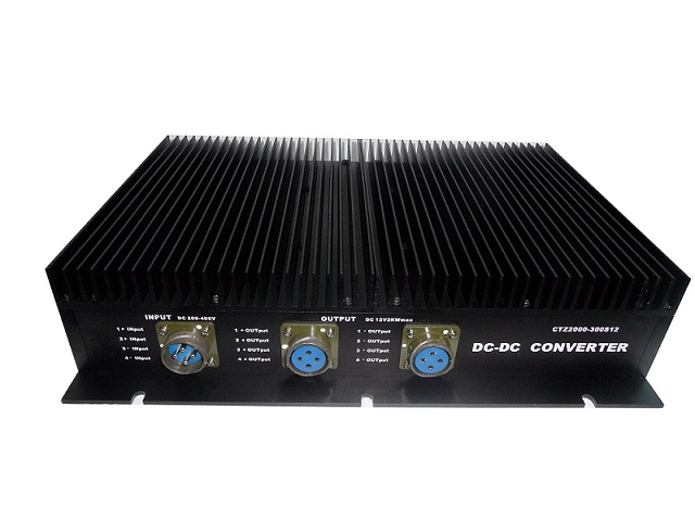 200-400V input, 12V output, 2000W max DC-DC converter, CTZ